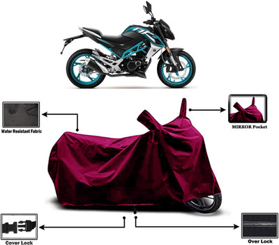 Amexride Two Wheeler Cover for CFMoto(150NK, Maroon)