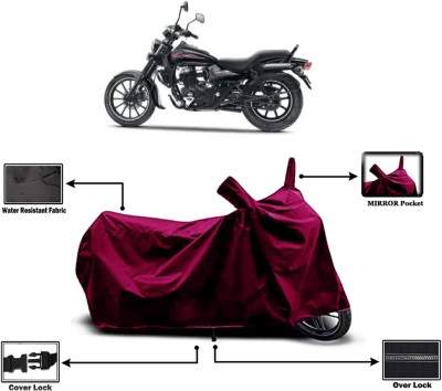 Amexride Two Wheeler Cover for Bajaj(Avenger 400 BS6, Maroon)