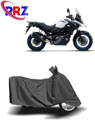RRZ Waterproof Two Wheeler Cover for Suzuki(V-Strom 650 XT, Grey)