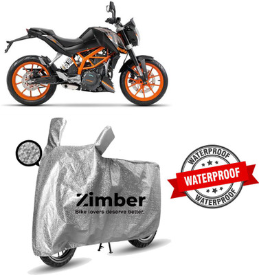 THE REAL ARV Two Wheeler Cover for KTM(390 Duke, Silver)