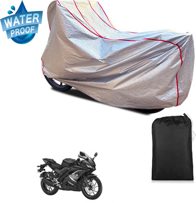 PAGORA Waterproof Two Wheeler Cover for Yamaha(YZF R15 BS6, Silver)