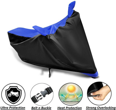 PEDALUP Waterproof Two Wheeler Cover for TVS, Universal For Bike(Jupiter, Blue, Black)