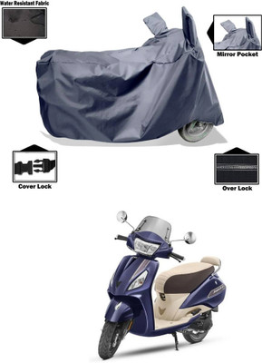 CODOKI Waterproof Two Wheeler Cover for TVS(Jupiter, Grey)