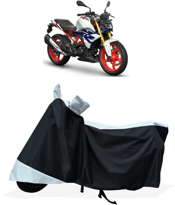 Tricway Two Wheeler Cover for BMW(G 310 R, White)