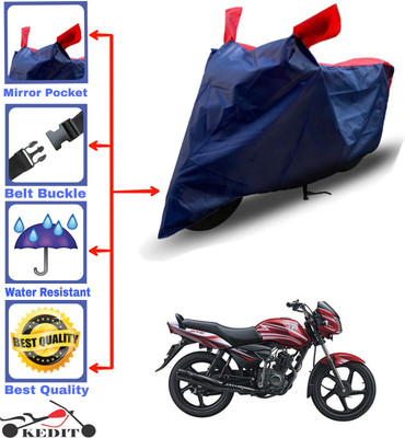 KEDIT Two Wheeler Cover for TVS(Red, Blue)