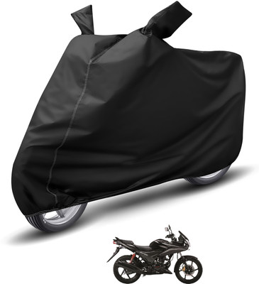 Auto Hub Waterproof Two Wheeler Cover for Honda(CBF Stunner, Black)