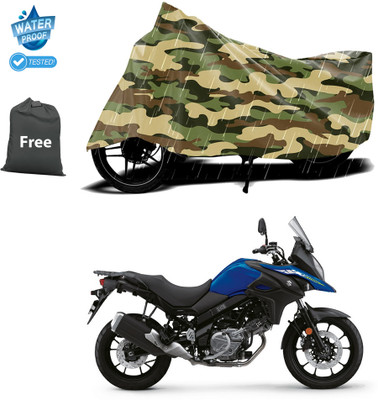 GOSHIV-car and bike accessories Waterproof Two Wheeler Cover for Suzuki(Yellow)