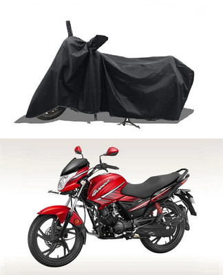 NIRUJI TRADERS Waterproof Two Wheeler Cover for Hero(Glamour i3s BS6, Black)
