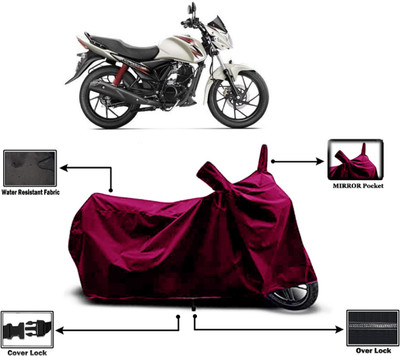 Amexride Two Wheeler Cover for Suzuki(Sling Shot Plus, Maroon)