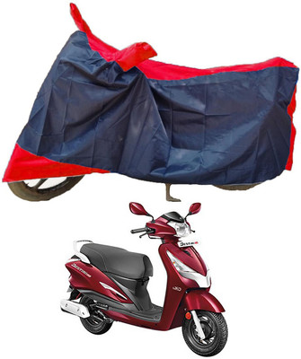 Mdstar Waterproof Two Wheeler Cover for Hero(Destini 125, Red, Blue)