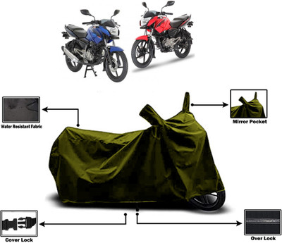 Amexride Two Wheeler Cover for Bajaj(Pulsar 135 LS DTS-i, Green)