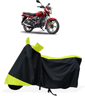 Tricway Two Wheeler Cover for Bajaj(Platina 110 H-Gear, Yellow)