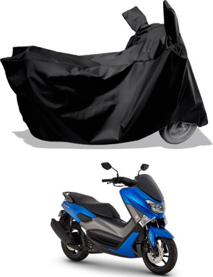 Amexride Two Wheeler Cover for Yamaha(NMax 155 BS6, Black)