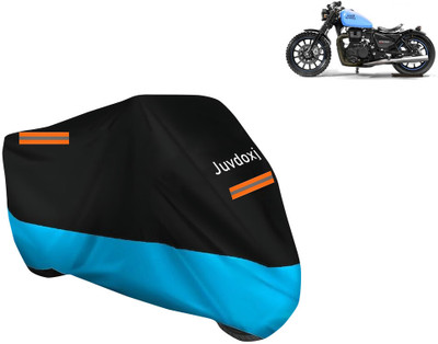Juvdoxj Waterproof Two Wheeler Cover for Royal Enfield(Bobber 350, Blue)