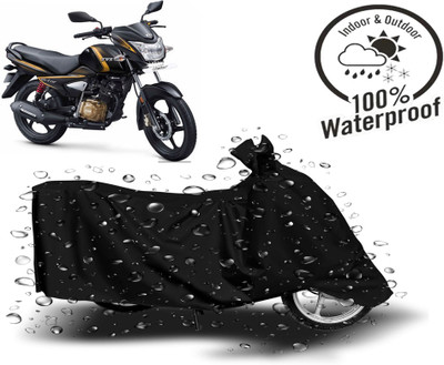 Autoinnovation Waterproof Two Wheeler Cover for TVS(Victor, Black)