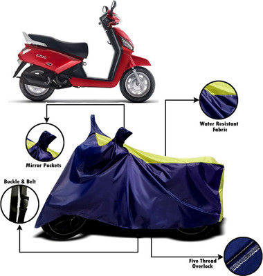 AUCTIMO Two Wheeler Cover for Mahindra(Gusto, Multicolor)