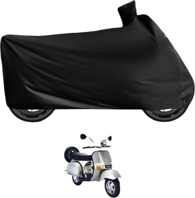 Auto Hub Waterproof Two Wheeler Cover for Bajaj(Chetak, Black)