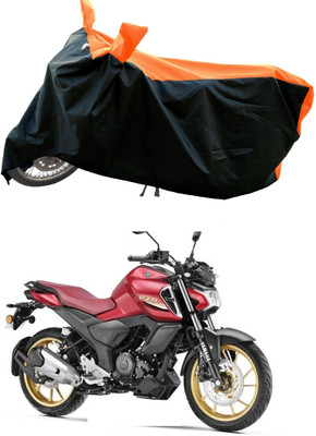 DeepShakshi AUTOMOTIVE Waterproof Two Wheeler Cover for Yamaha(FZ-FI, Orange)