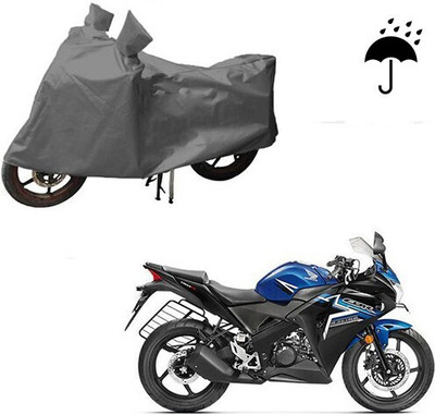 MMSSTAR Waterproof Two Wheeler Cover for Honda(CBR 150R, Grey)