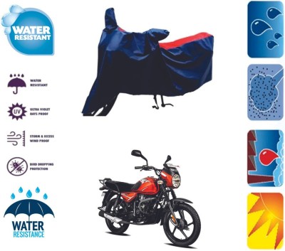 RTS COLLECTIONS Waterproof Two Wheeler Cover for Bajaj(CT 100, Red, Blue)