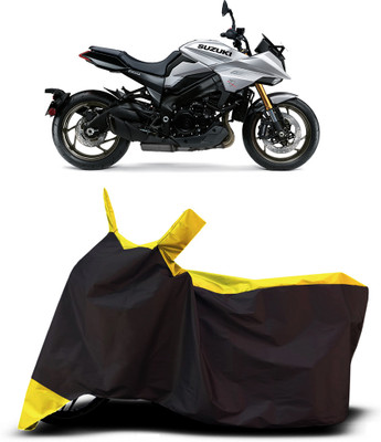 VESMEI Two Wheeler Cover for Suzuki(Katana, Yellow)