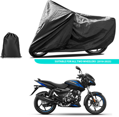 CODOKI Two Wheeler Cover for Bajaj(Pulsar 125, Black)
