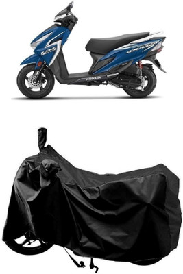 AutoKick Two Wheeler Cover for Honda(Grazia, Black)