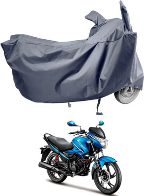 Amexride Two Wheeler Cover for Hero(Glamour i3s BS6, Grey)