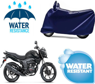 RTS COLLECTIONS Waterproof Two Wheeler Cover for Honda(Trigger, Blue)