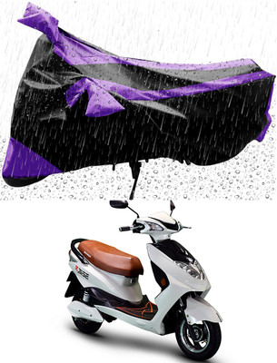 MMSSTAR Waterproof Two Wheeler Cover for Okinawa(Raise, Purple, Black)