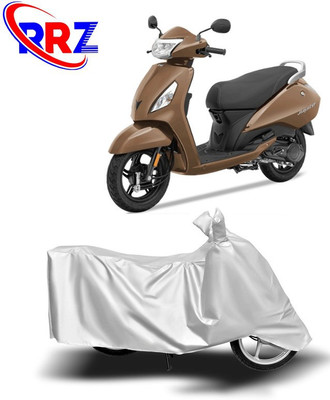 RRZ Waterproof Two Wheeler Cover for TVS(Jupiter, White)
