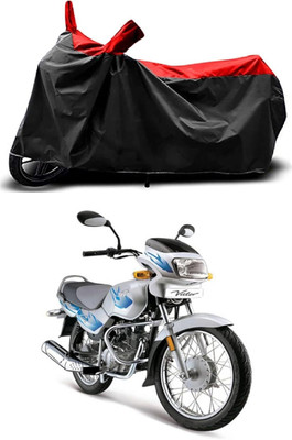KEDIT Two Wheeler Cover for TVS(Victor, Red, Black)