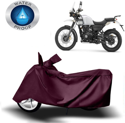 ROYAL AUTO MART Two Wheeler Cover for Royal Enfield(Himalayan, Maroon)