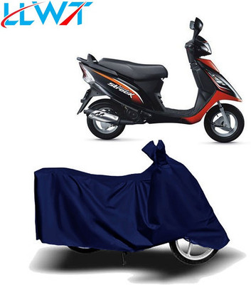 KPIND Waterproof Two Wheeler Cover for TVS(Streek, Blue)