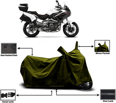 Amexride Two Wheeler Cover for Benelli(TNT 600 GT, Green)