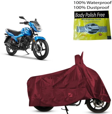 EGAL Waterproof Two Wheeler Cover for TVS(Victor, Maroon)