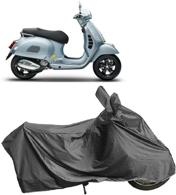 DIGGU Two Wheeler Cover for Vespa(GTS Super 300 BS6, Grey)