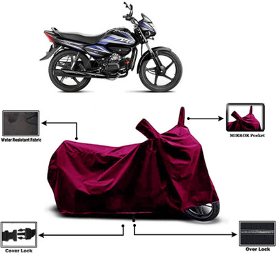 AASHTIK MART Two Wheeler Cover for Hero(Splendor NXG, Maroon)
