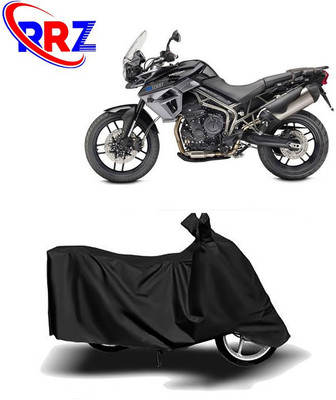 RRZ Waterproof Two Wheeler Cover for Triumph(Tiger 800 XR, Black)