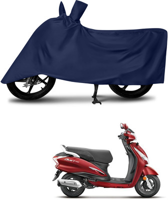 Mdstar Waterproof Two Wheeler Cover for Hero(Duet 125CC, Blue)