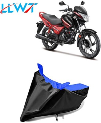 KPIND Waterproof Two Wheeler Cover for Hero(Electric Zippy, Black, Blue)