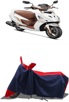 SUGASHRI Waterproof Two Wheeler Cover for Hero(Motocorp Maestro Electric, Red, Blue)