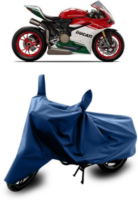 DeepShakshi AUTOMOTIVE Waterproof Two Wheeler Cover for Ducati(Blue)
