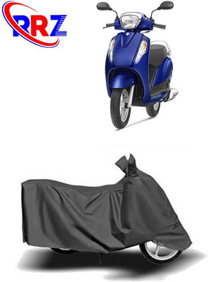 Mdstar Waterproof Two Wheeler Cover for Suzuki(Access 125, Grey)