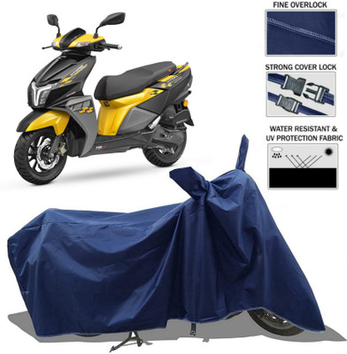 sowelar Waterproof Two Wheeler Cover for TVS(NTORQ, Blue)