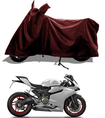 GROFATIK Two Wheeler Cover for Ducati(899 Panigale, Maroon)