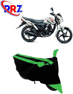 RRZ Waterproof Two Wheeler Cover for Suzuki(Hayate EP, Black, Green)