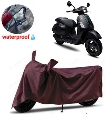 JSJINSIL Two Wheeler Cover for Yamaha(Fascino 125 BS6, Maroon)