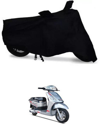 APNEK Waterproof Two Wheeler Cover for Hero(Electric NYX e5 BS6, Black)