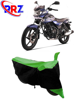 RRZ Waterproof Two Wheeler Cover for Bajaj(Discover 135, Black, Green)